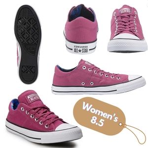 Converse Chuck Taylor All Star Madison Mesa Rose White Black Women's 8.5